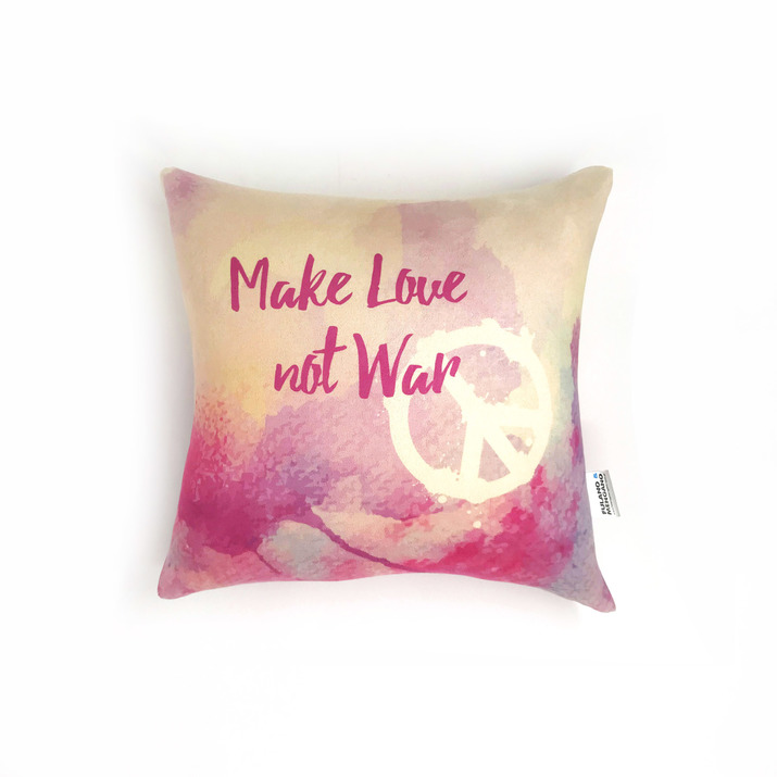 30% OFF - SUPER SALE! Almohadón Gamuza Make Love  